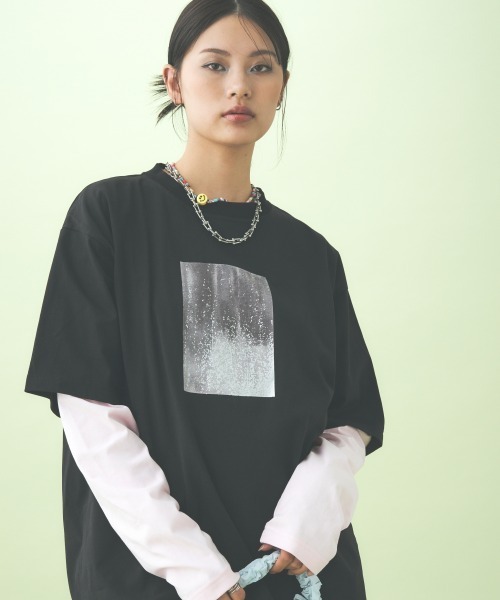 TTOL(トール)の「カラーロンT(Tシャツ/カットソー・レディース・ピンク/オレンジ/ブルー・M/L)」の9枚目の写真