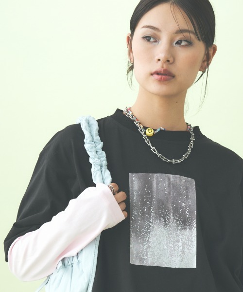 TTOL(トール)の「カラーロンT(Tシャツ/カットソー・レディース・ピンク/オレンジ/ブルー・M/L)」の11枚目の写真