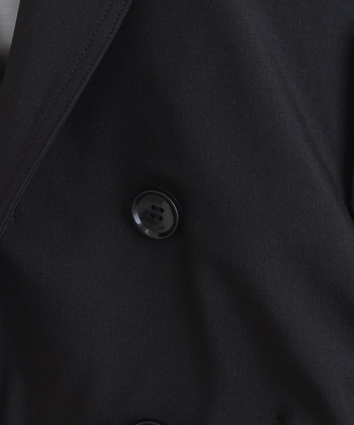 KATHARINE ROSS（キャサリンロス）の「【KATHARINE ROSS】クロップトトレンチジャケット（トレンチコート・レディース・ブラック/ベージュ・MEDIUM）」の10枚目の写真