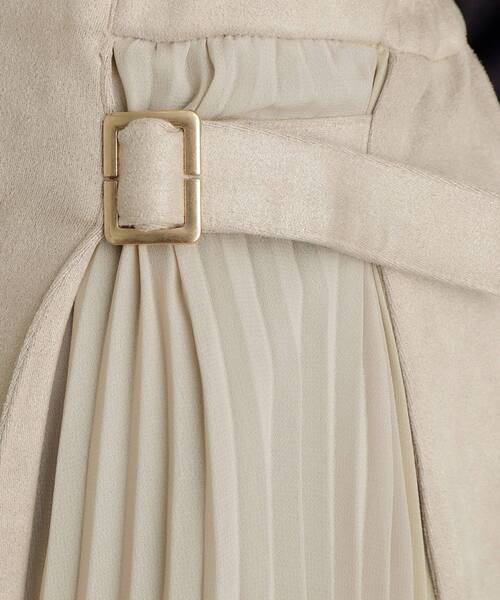 grove（グローブ）の「◆マシュマロタッチスエード調サイドベルトスカート（スカート・レディース・ナチュラル/ダークグレー/パープル・02/03/04/05/01）」の12枚目の写真
