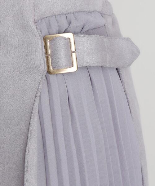 grove（グローブ）の「◆マシュマロタッチスエード調サイドベルトスカート（スカート・レディース・ナチュラル/ダークグレー/パープル・02/03/04/05/01）」の16枚目の写真