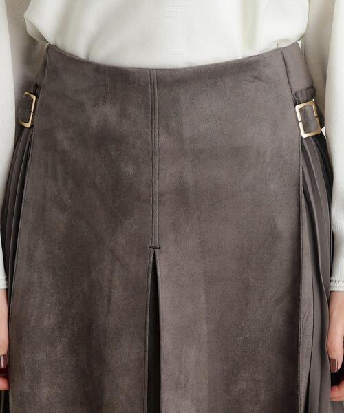 grove（グローブ）の「◆マシュマロタッチスエード調サイドベルトスカート（スカート・レディース・ナチュラル/ダークグレー/パープル・02/03/04/05/01）」の20枚目の写真
