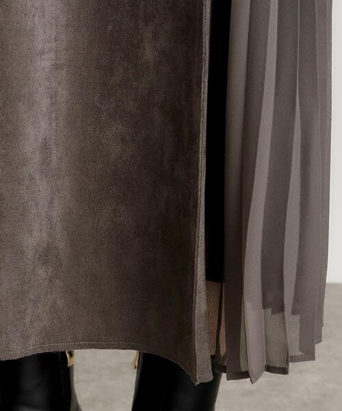 grove（グローブ）の「◆マシュマロタッチスエード調サイドベルトスカート（スカート・レディース・ナチュラル/ダークグレー/パープル・02/03/04/05/01）」の21枚目の写真