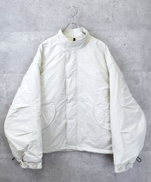stand collar nylon short mods coat/スタンドカラー ナイロン ショートモッズコート