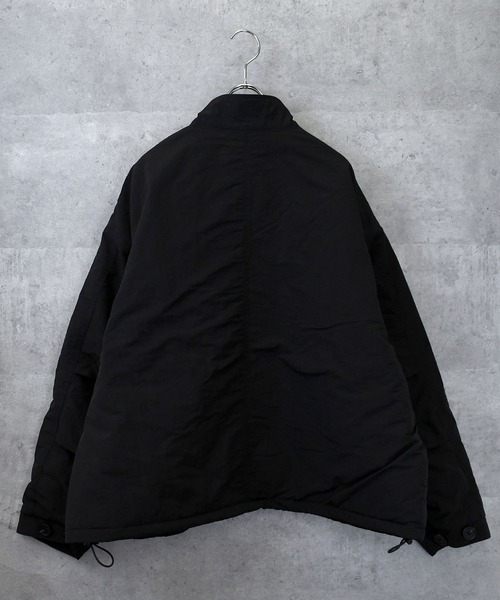 Anytime Songs（エニータイムソングス）の「stand collar nylon short mods coat/スタンドカラー ナイロン ショートモッズコート（ブルゾン・メンズ・オフホワイト/カーキ/ブラック・M/XL/L）」の5枚目の写真