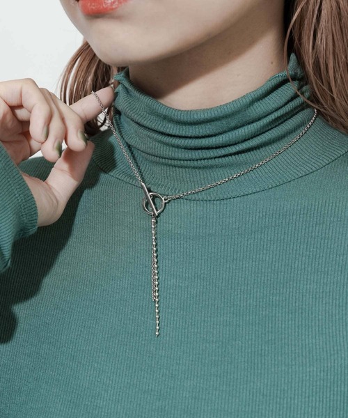 SMELLY（スメリー）の「マンテルトップチェーンネックレス（ネックレス・レディース・シルバー・-）」の2枚目の写真