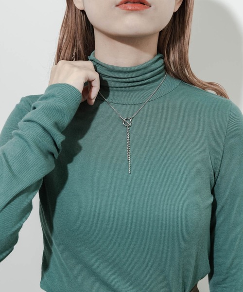 SMELLY（スメリー）の「マンテルトップチェーンネックレス（ネックレス・レディース・シルバー・-）」の3枚目の写真