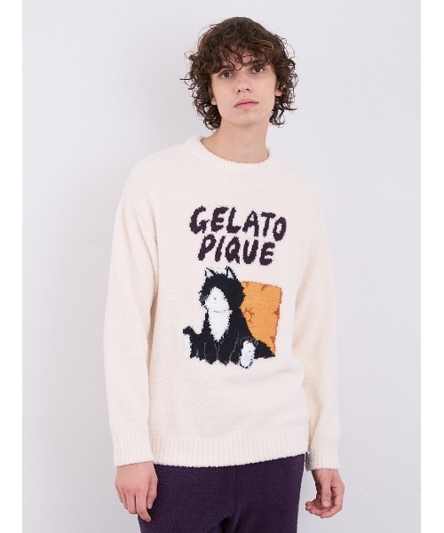 gelato pique（ジェラートピケ）の「【HOMME】ベビモコキャット