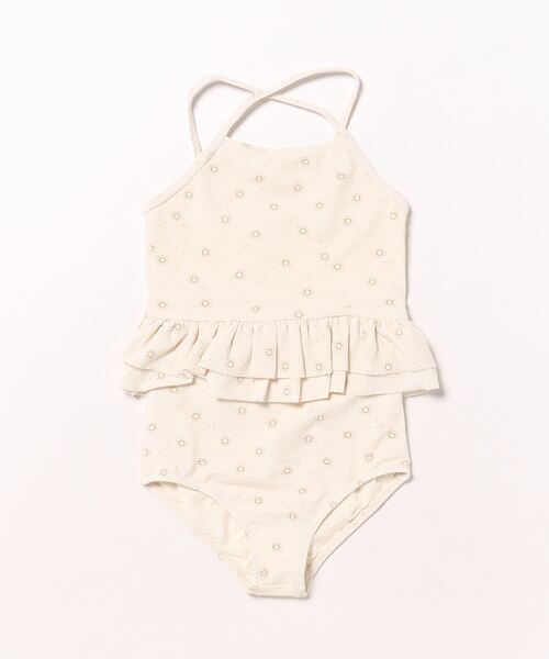 【セール】【Bs】【it】【Rylee＋Cru】RUFFLED ONE-PIECE SWIMSUIT || SUNS（その他ベビー用品）｜Rylee + Cru（ライリーアンドクルー）