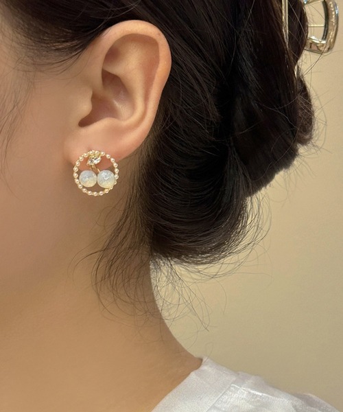 Lace Ladies(レースレディース)の「リッチ テイスト バラエティ デザイン ピアス(ピアス(両耳用)・レディース・C/D/E/F/B/G・FREE)」の4枚目の写真