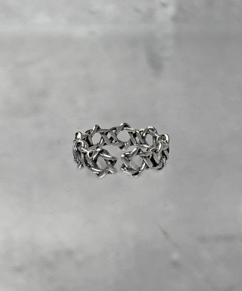 SBG(エスビー)の「SBG バリエーションデザインオープンピンキーリングsilver925(リング・メンズ・B/G/I/C/D/E/F/A/H/J/K・FREE)」の19枚目の写真