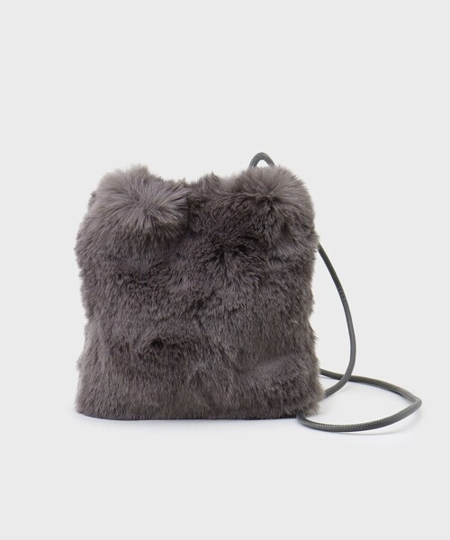 THE SHOP TK （ザ ショップ ティーケー ）の「◆ファーアソートミニショルダー（ショルダーバッグ・レディース・スミクロ/ブラウン系1/アイボリー/アイボリー系・00）」の7枚目の写真