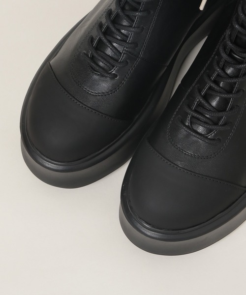 JEANASIS（ジーナシス）の「キリカエレースアップブーツ/253459（ブーツ・レディース・カーキ/ブラック・MEDIUM/LARGE）」の7枚目の写真