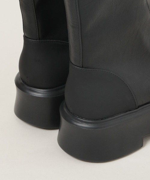 JEANASIS（ジーナシス）の「キリカエレースアップブーツ/253459（ブーツ・レディース・カーキ/ブラック・MEDIUM/LARGE）」の8枚目の写真