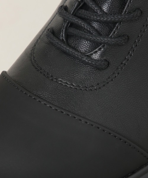 JEANASIS（ジーナシス）の「キリカエレースアップブーツ/253459（ブーツ・レディース・カーキ/ブラック・MEDIUM/LARGE）」の10枚目の写真