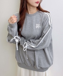 INGNI | 袖テープライン＆リボンスウェットチュニック(スウェット)