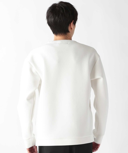 UNION STATION（ユニオンステーション）の「ニットドッキング スウェット（スウェット・メンズ・ホワイト/ブラック/グレー・M/L/LL）」の15枚目の写真