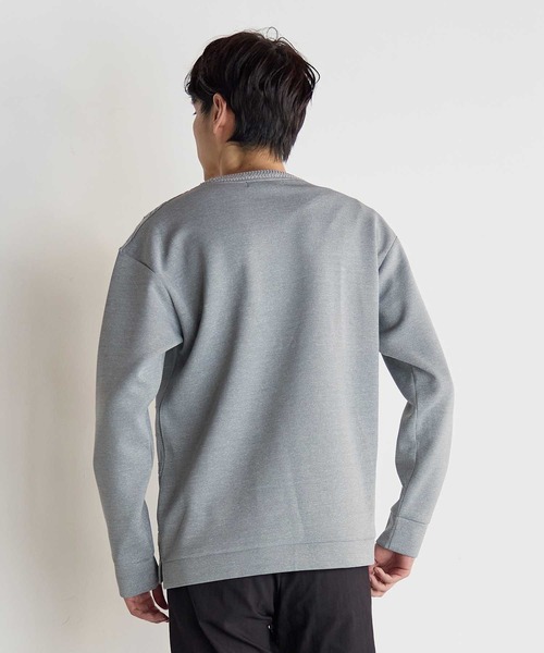 UNION STATION（ユニオンステーション）の「ニットドッキング スウェット（スウェット・メンズ・ホワイト/ブラック/グレー・M/L/LL）」の10枚目の写真