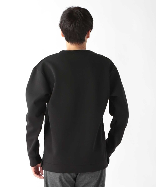 UNION STATION（ユニオンステーション）の「ニットドッキング スウェット（スウェット・メンズ・ホワイト/ブラック/グレー・M/L/LL）」の6枚目の写真