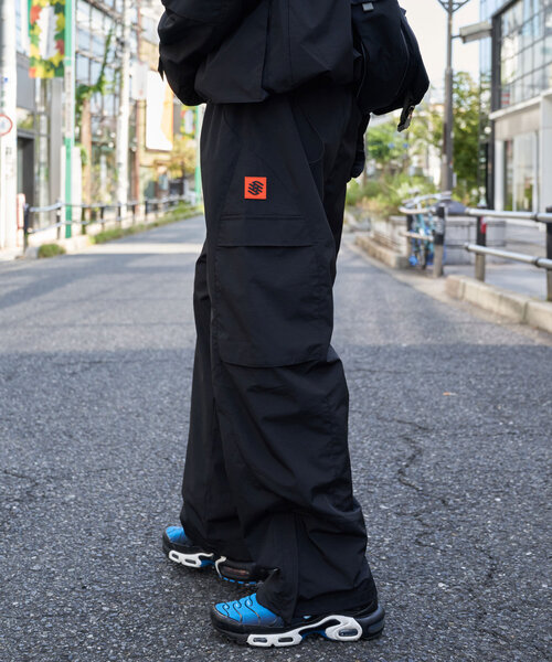 CIAOPANIC（チャオパニック）の「【shoxtaxx企画】【SOURCE POD】Nylon pants（その他パンツ・レディース・グリーン/ブラック/ネイビー・MEDIUM/LARGE）」の2枚目の写真
