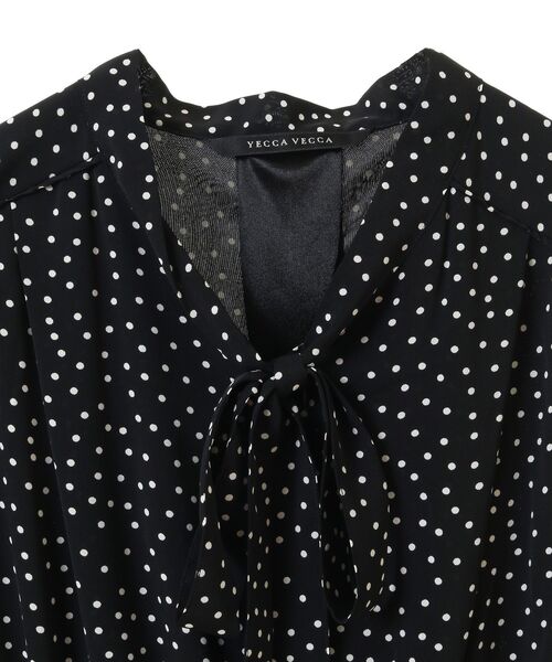 【セール】ランダムドット柄プリーツワンピース(ワンピース)|YECCA VECCA(イェッカヴェッカ) 【セール】ランダムドット柄プリーツワンピース(ワンピース)|YECCA VECCA(イェッカヴェッカ)