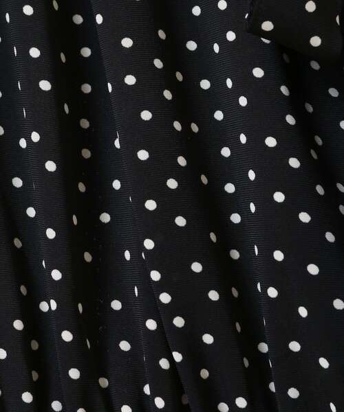 【セール】ランダムドット柄プリーツワンピース(ワンピース)|YECCA VECCA(イェッカヴェッカ) 【セール】ランダムドット柄プリーツワンピース(ワンピース)|YECCA VECCA(イェッカヴェッカ)