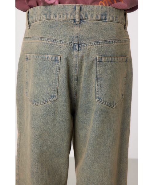 RODEO CROWNS WIDE BOWL（ロデオクラウンズワイドボウル）の「vintage wash ワイドデニムパンツ（デニムパンツ・メンズ・ブラック/ライトブルー・MEDIUM/LARGE）」の17枚目の写真