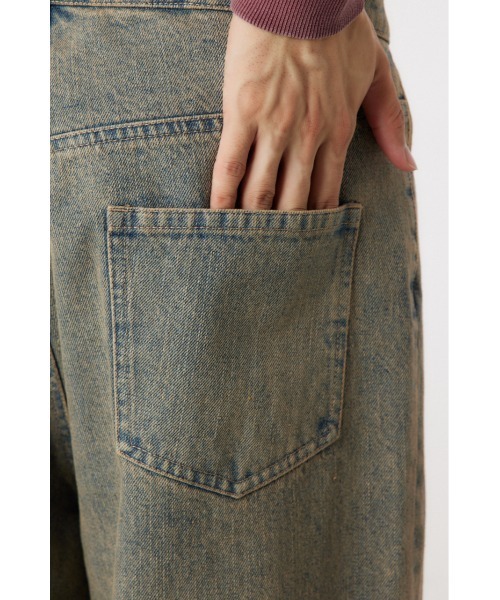 RODEO CROWNS WIDE BOWL（ロデオクラウンズワイドボウル）の「vintage wash ワイドデニムパンツ（デニムパンツ・メンズ・ブラック/ライトブルー・MEDIUM/LARGE）」の19枚目の写真
