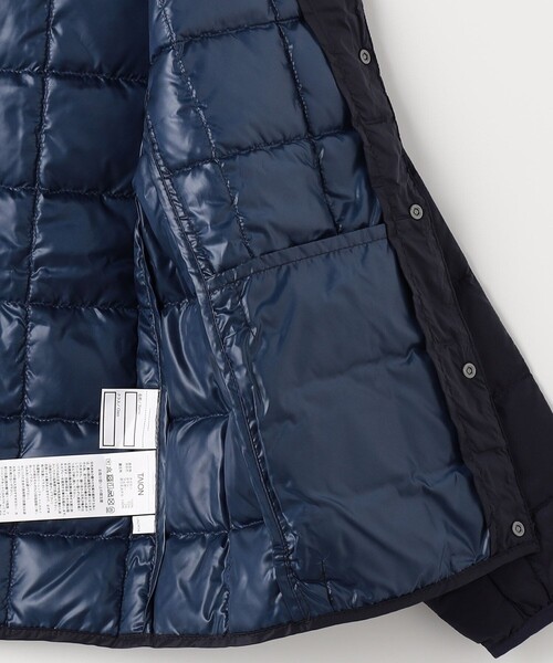 FREAK'S STORE（フリークスストア）の「限定展開 TAION/タイオン KIDSベーシック クルーネックボタン インナーダウンジャケット / TAION-K104（ダウンジャケット/コート・キッズ・ベージュ/ネイビー/オリーブ/ブラック・110/120/130/140）」の13枚目の写真