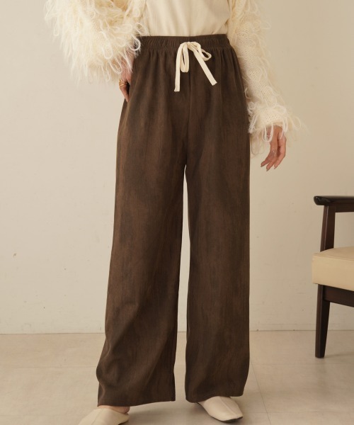 Bab（バブ）の「ニュアンス柄パンツ（その他パンツ・レディース・オフホワイト/ブラック/ベージュ/ブラウン・FREE）」の3枚目の写真