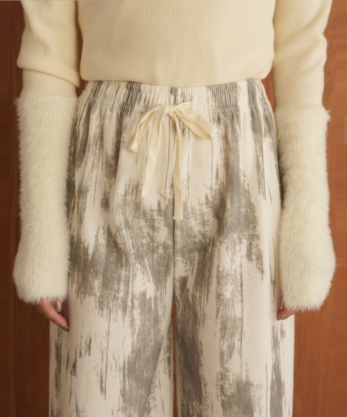 Bab（バブ）の「ニュアンス柄パンツ（その他パンツ・レディース・オフホワイト/ブラック/ベージュ/ブラウン・FREE）」の15枚目の写真