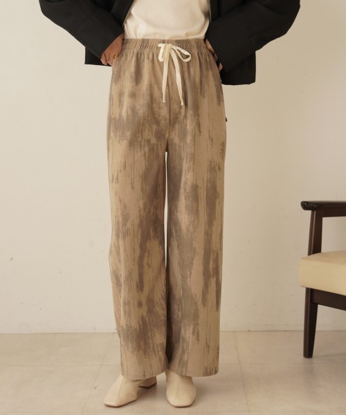 Bab（バブ）の「ニュアンス柄パンツ（その他パンツ・レディース・オフホワイト/ブラック/ベージュ/ブラウン・FREE）」の17枚目の写真