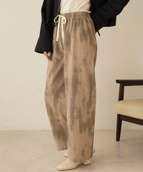 Bab（バブ）の「ニュアンス柄パンツ（その他パンツ・レディース・オフホワイト/ブラック/ベージュ/ブラウン・FREE）」の20枚目の写真