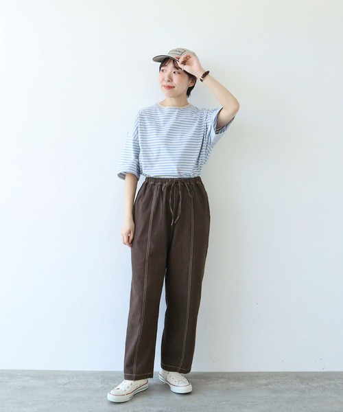 シボコットン 切り替えパンツ (セットアップ対応)（その他パンツ