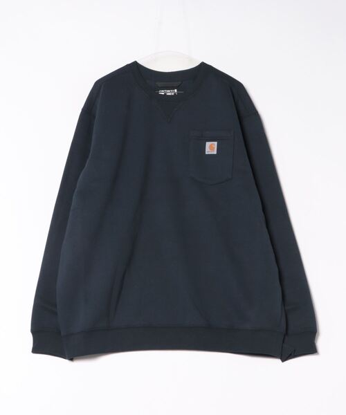 Carhartt(カーハート)の「/CARHARTT/CREWNECK POCKET SWEAT SHIRT(スウェット・メンズ・チャコールグレー/ブラック/ネイビー・MEDIUM/X-LARGE/SMALL)」の3枚目の写真