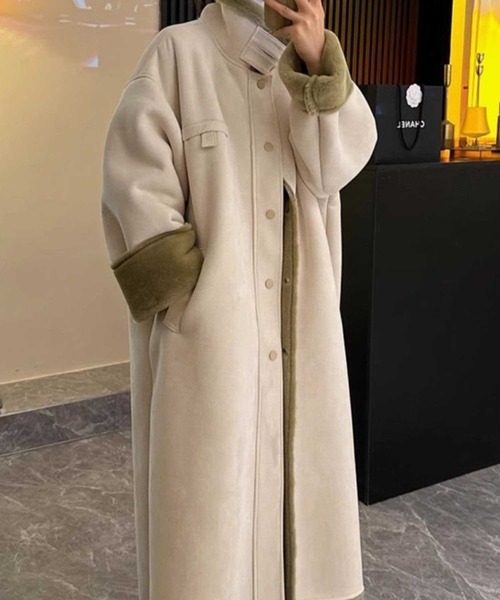 フェイクファーロングコート（その他アウター）｜CADBURY（キャドバリー）