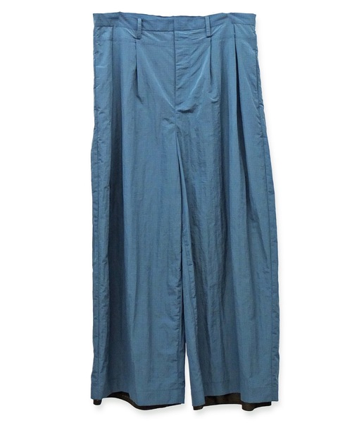 Dulcamara(ドゥルカマラ)の「リップストップスティックアウトPT(スラックス・メンズ・ブルー/ホワイト/ブラック・0/1/2)」の2枚目の写真