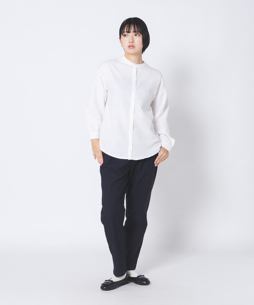 fort point（フォーポイント）の「【FORT POINT/フォートポイント】タックテーパードパンツ WARM 暖パン（その他パンツ・レディース・ネイビー/ライトブラウン/カーキ/ブラック・X-LARGE/LARGE/MEDIUM）」の6枚目の写真