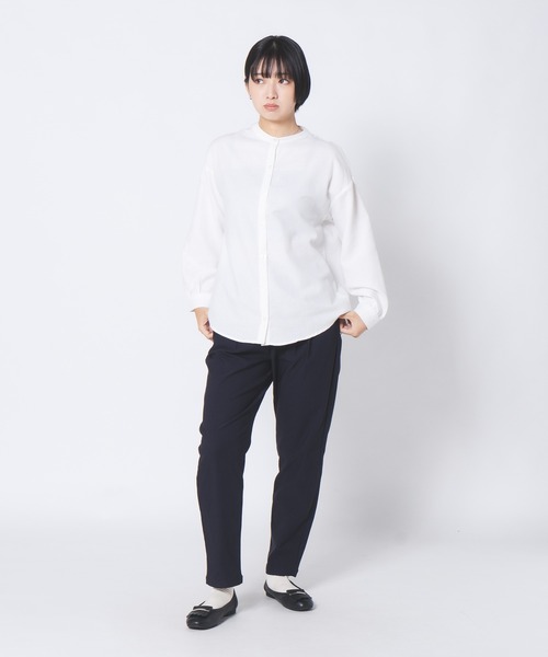 fort point（フォーポイント）の「【FORT POINT/フォートポイント】タックテーパードパンツ WARM 暖パン（その他パンツ・レディース・ネイビー/ライトブラウン/カーキ/ブラック・X-LARGE/LARGE/MEDIUM）」の5枚目の写真