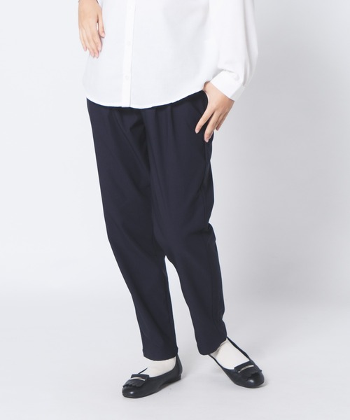 fort point（フォーポイント）の「【FORT POINT/フォートポイント】タックテーパードパンツ WARM 暖パン（その他パンツ・レディース・ネイビー/ライトブラウン/カーキ/ブラック・X-LARGE/LARGE/MEDIUM）」の9枚目の写真