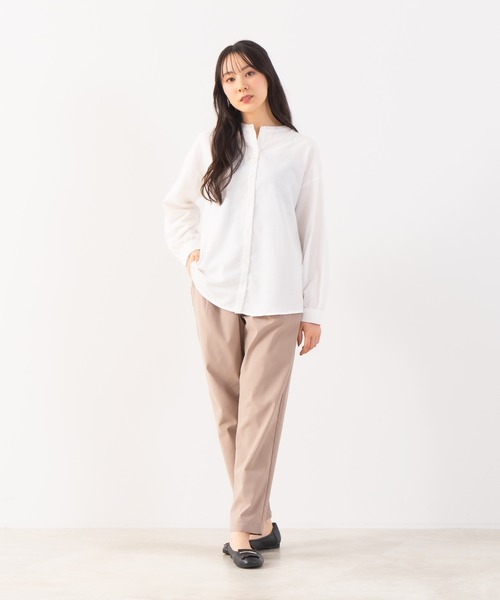 fort point（フォーポイント）の「【FORT POINT/フォートポイント】タックテーパードパンツ WARM 暖パン（その他パンツ・レディース・ネイビー/ライトブラウン/カーキ/ブラック・X-LARGE/LARGE/MEDIUM）」の17枚目の写真