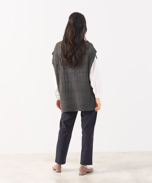 fort point（フォーポイント）の「【FORT POINT/フォートポイント】タックテーパードパンツ WARM 暖パン（その他パンツ・レディース・ネイビー/ライトブラウン/カーキ/ブラック・X-LARGE/LARGE/MEDIUM）」の10枚目の写真
