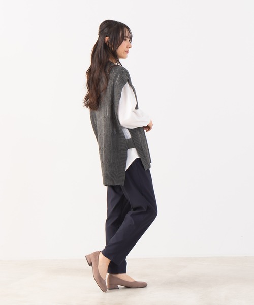 fort point（フォーポイント）の「【FORT POINT/フォートポイント】タックテーパードパンツ WARM 暖パン（その他パンツ・レディース・ネイビー/ライトブラウン/カーキ/ブラック・X-LARGE/LARGE/MEDIUM）」の20枚目の写真