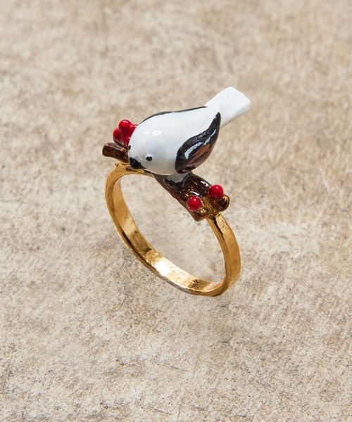 Galaxy Opal and Meteorite Ring - Hammered Black Tungsten