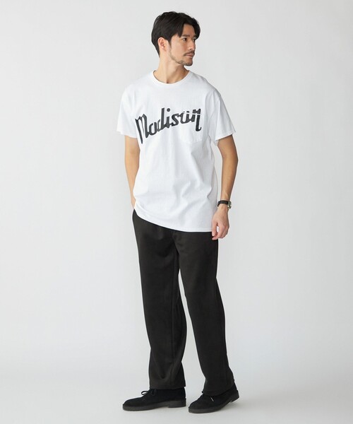 THE DAY ON THE BEACH（ザデイオンザビーチ）の「【SHIPS別注】THE DAY ON THE BEACH: 6オンス プリント ポケット Tシャツ（Tシャツ/カットソー・メンズ・ネイビー/ホワイト/ブラック・X-LARGE/LARGE/MEDIUM）」の4枚目の写真