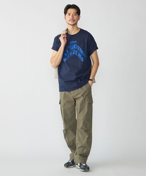 THE DAY ON THE BEACH（ザデイオンザビーチ）の「【SHIPS別注】THE DAY ON THE BEACH: 6オンス プリント ポケット Tシャツ（Tシャツ/カットソー・メンズ・ネイビー/ホワイト/ブラック・X-LARGE/LARGE/MEDIUM）」の6枚目の写真