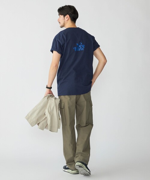 THE DAY ON THE BEACH（ザデイオンザビーチ）の「【SHIPS別注】THE DAY ON THE BEACH: 6オンス プリント ポケット Tシャツ（Tシャツ/カットソー・メンズ・ネイビー/ホワイト/ブラック・X-LARGE/LARGE/MEDIUM）」の8枚目の写真