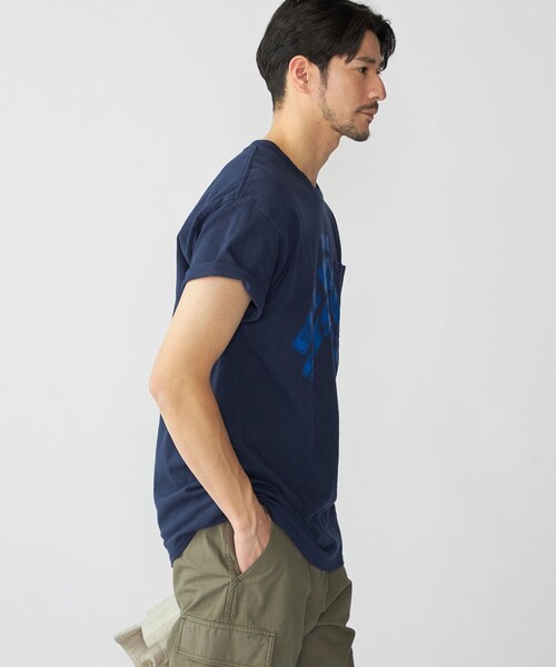 THE DAY ON THE BEACH(ザデイオンザビーチ)の「【SHIPS別注】THE DAY ON THE BEACH: 6オンス プリント ポケット Tシャツ(Tシャツ/カットソー・メンズ・ネイビー/ホワイト/ブラック・X-LARGE/LARGE/MEDIUM)」の13枚目の写真