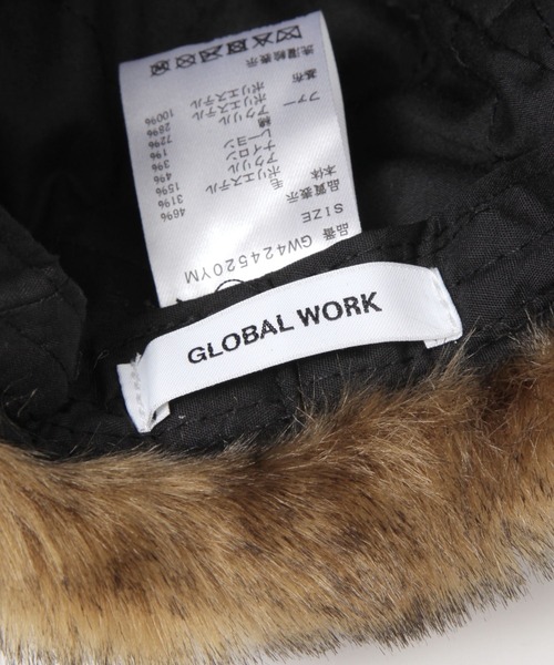 GLOBAL WORK（グローバルワーク）の「フライトCAP/250711（キャップ・メンズ・ベージュ/ブラック・FREE）」の14枚目の写真