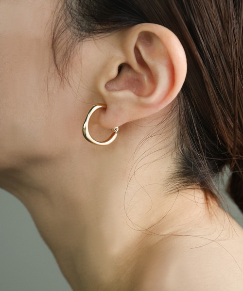 select MOCA（セレクトモカ）の「クリアドロップインメタルイヤリング（ネックレス・レディース・シルバー/ゴールド・FREE）」の10枚目の写真